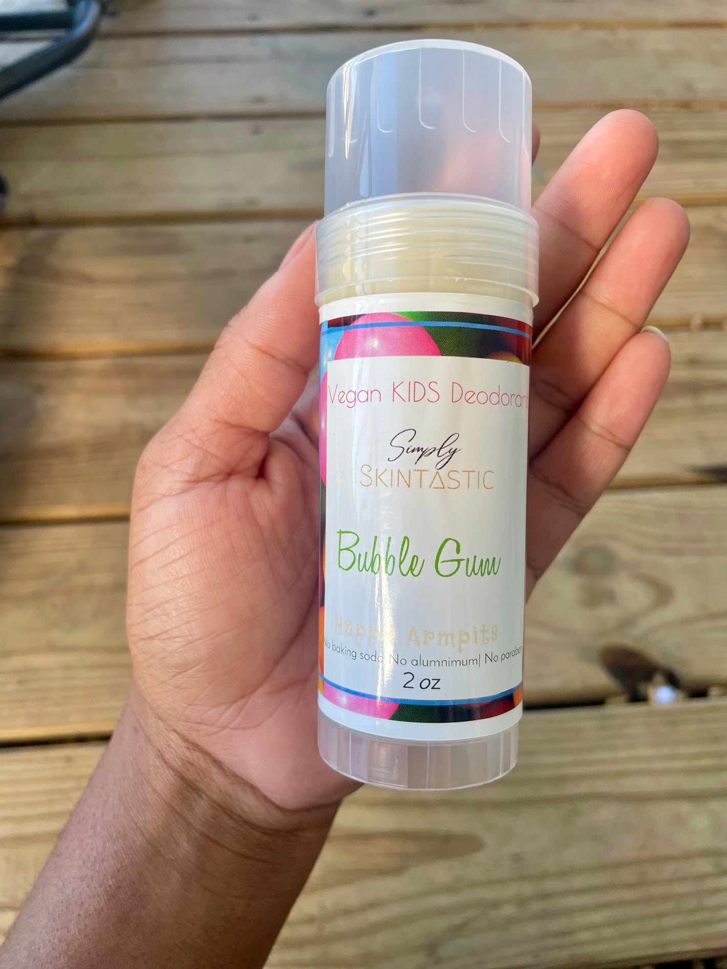Vegan Kids Deodorant- Bubble Gum - Simply Skintastic