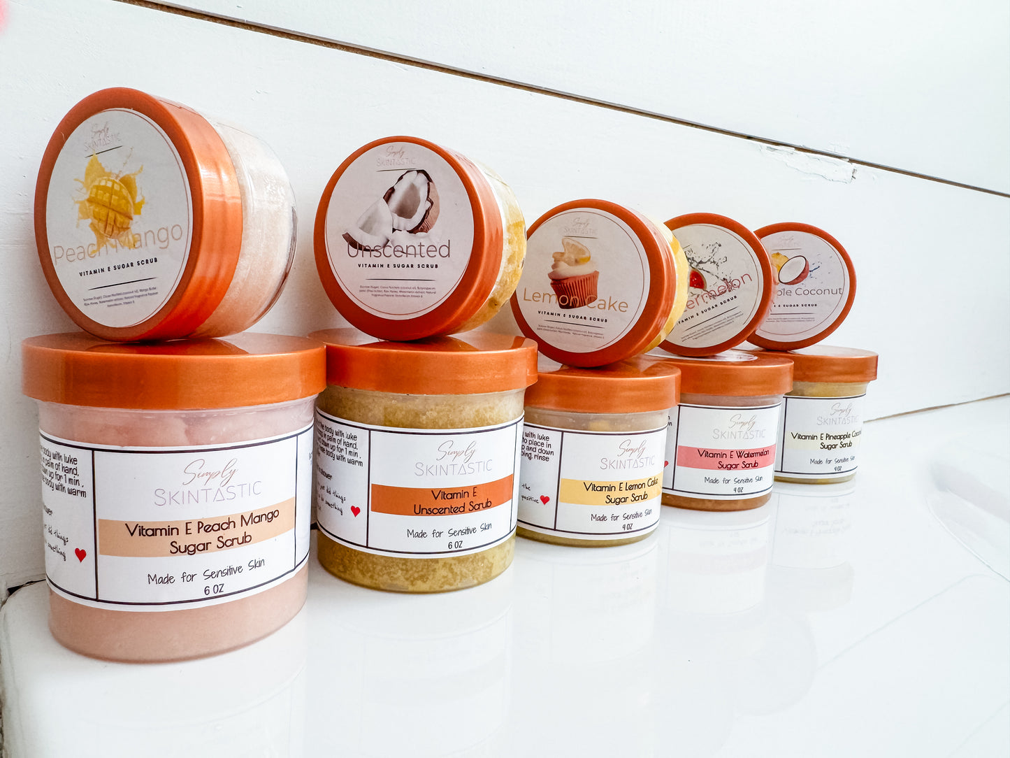 Vitamin E Sugar Scrubs